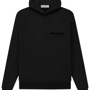 Essentials Men's Black Hoodie